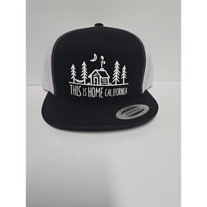 This Is Home California Trucker / Snapback Hat Unisex - Black